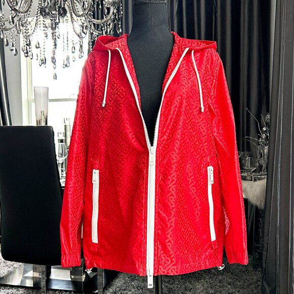 Burberry Ladies Outerwear all-over TB monogram logo (US Size 4) - Picture 3 of 11